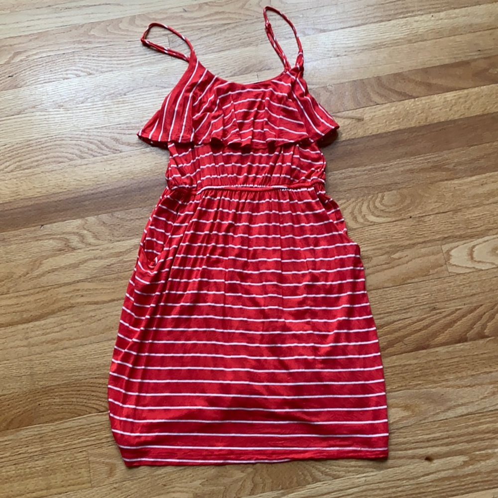 Aqua Cotton Dress Size L!